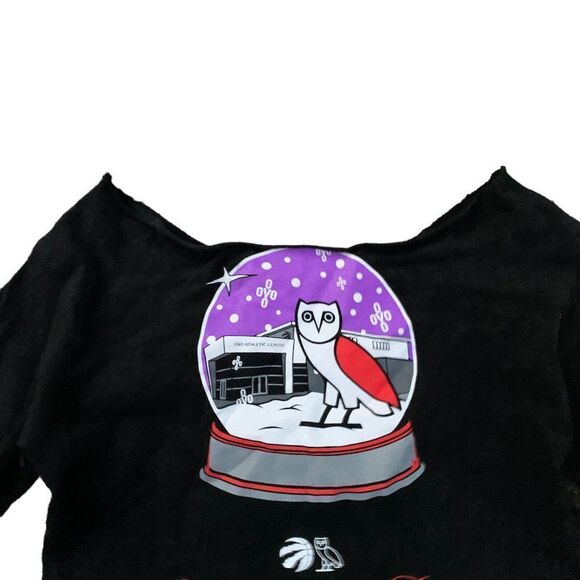 RARE Toronto Raptors X OVO Christmas Shirt CUT NECK XL - Picture 7 of 8